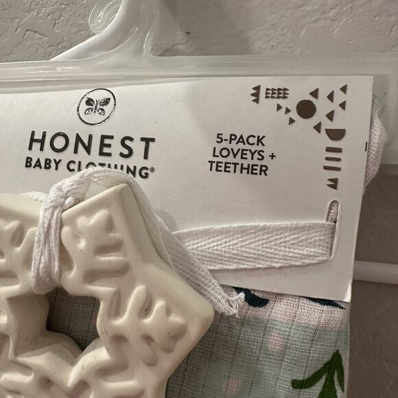 NWT Honest Company Christmas Lovey & Teether Gift - Picture 5 of 6